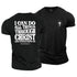 Men's I Can Do All Things Through Christ Cotton T-Shirt